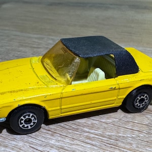 Vintage 1973 Lesney Matchbox Series Superfast Yellow No. 8 Mercedes 350SL- Excellent Condition