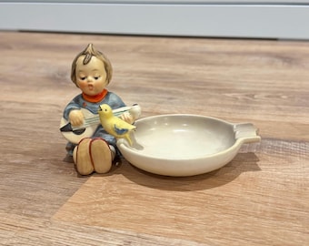 Goebel Hummel Joyful Ashtray Figurine 33 TMK 3 Stylized Bee Vintage Porcelain Collectible