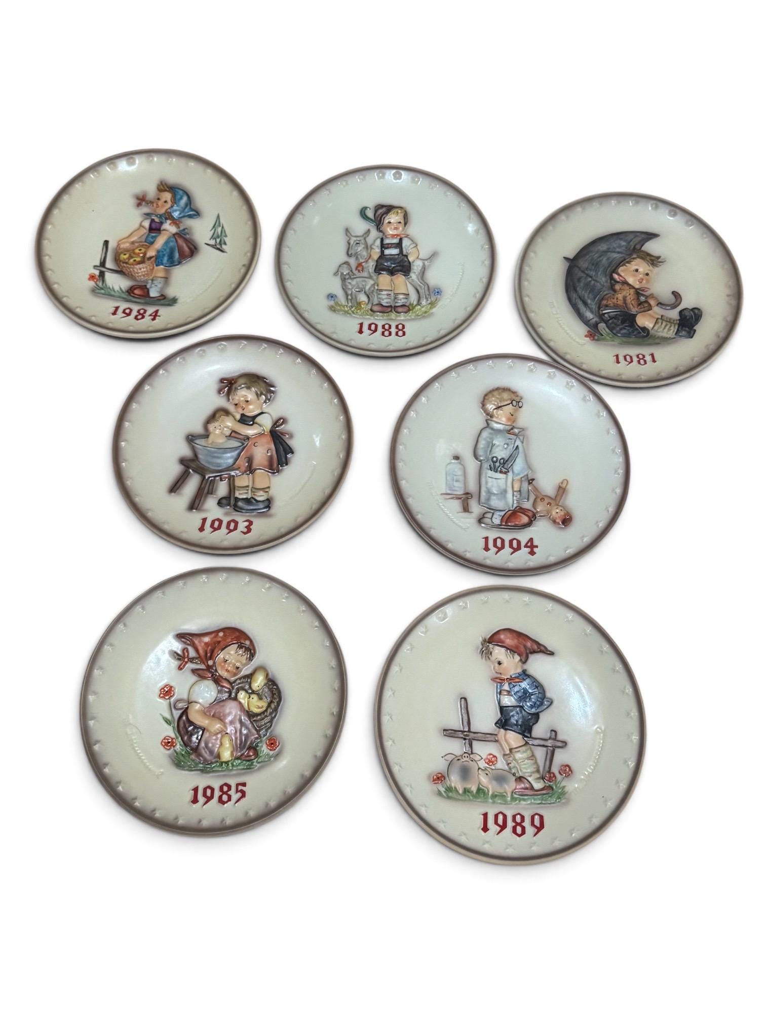 Vintage Birth Year Plates - Etsy