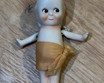 ヴィンテージ 大型 陶器 ビスク キューピー人形 12インチ 腕付き