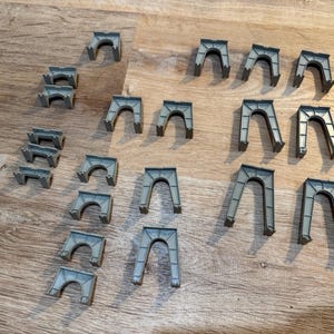 HO Scale Trestle Bridge- Incomplete 21 Piece Set and Good Condition