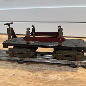 1930s American Flyer Flatcar: Pre-War O Gauge Train Car