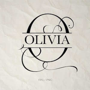 Ornament Alphabet Monogram, Digital monogram text, Flourish letters, Block monogram svg, Family monogram svg, Monogram font.