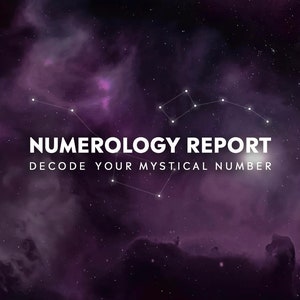 Unlock the Secrets of Your Numbers with Our Comprehensive Numerology Report !
