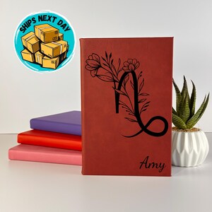 Personalized Leather Journal, Custom Engraved Journal, Custom Leather Notebook, Engraved Notebook, Custom Journal, Personalized Gift