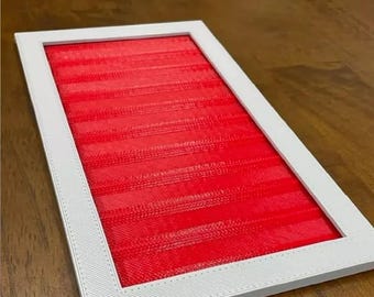 Red Alert Panel 11&quot; Fits Above Door! Light Grey.  Trek TOS Inspired