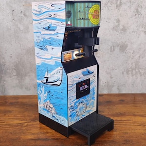 1:6 Scale 1976 Sea Wolf Arcade Display (NOT Playable) For your 12&quot; Figures / Replicade Sixth Scale Arcade Diorama