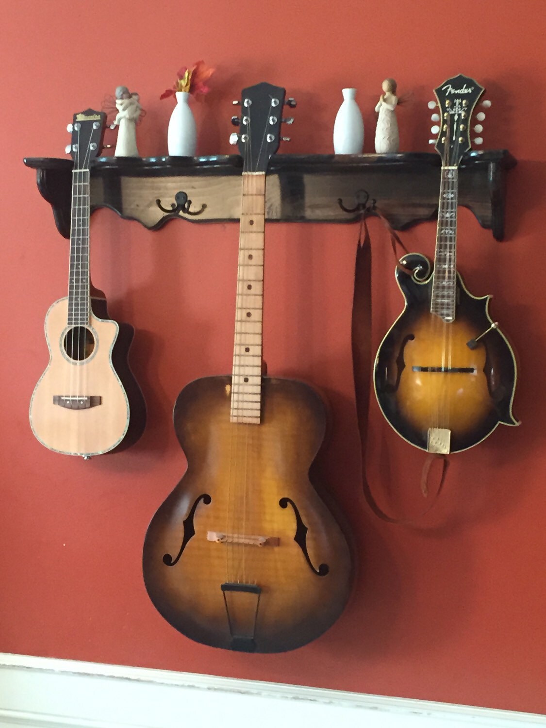 Guitar/Uke/Mando Hanger Shelf Etsy
