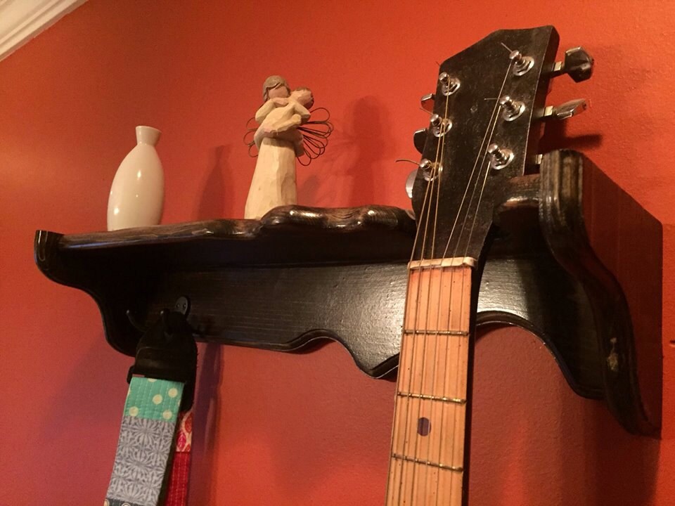 Guitar Hanger Shelf Etsy
