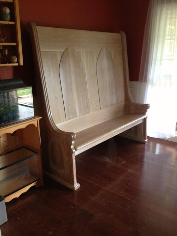 Oak Deacon S Bench Allow 10 Weeks Etsy