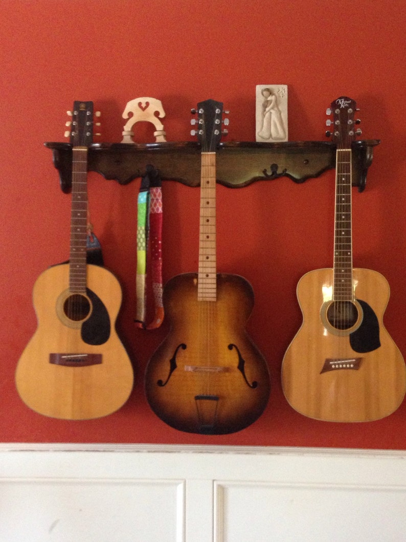 Guitar/Uke/Mando Hanger Shelf Etsy