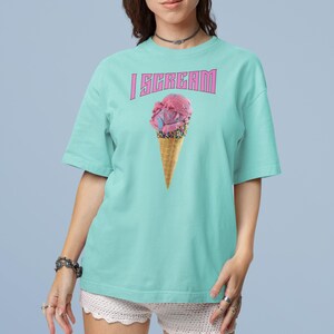 Unisex Comfort Colors® Ice-cream T-shirt, Ice-cream sweatshirt, Ice Cream Shirt, I Scream Four Ice Cream Birthday Shirt, Ice-scream lover