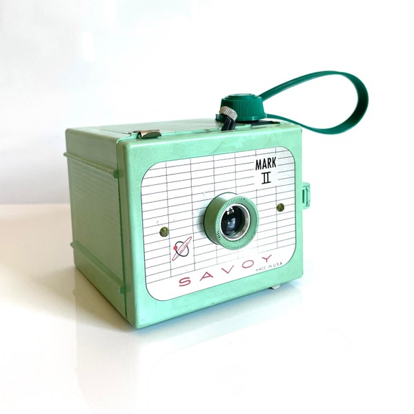 Vintage Mint Green Savoy Mark II Camera