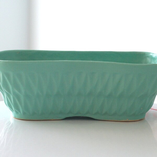 Roseville Turquoise Planter