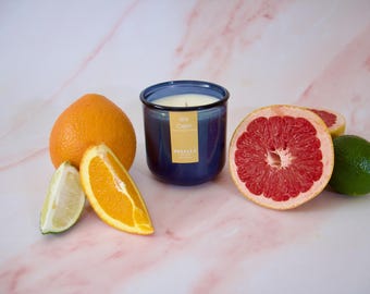 Isla Capri Recycled Glass Candle (Capri Blue Volcano Dupe)