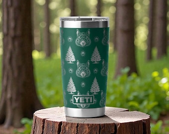 Wraparound Squirrel Yeti Tumbler