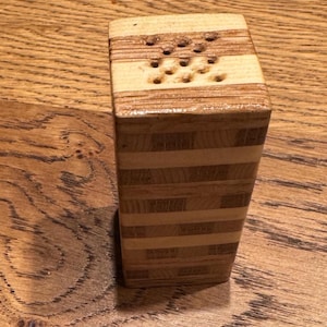 Salt Shaker Handmade | Wooden Kitchen Accessory | Gift for Cook