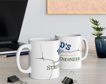 World's Greatest Structural Engineer Mug | Perfect Gift for Structural Engineers | Engineer Appreciation Mug | Engineering Coffee Cup