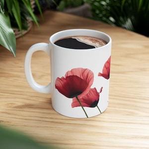 Elegance | Charming Floral Pattern Coffee Mugs | Flower Prints, Botanical Designs, & Flower-Themed Gifts