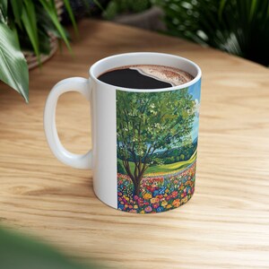 Lucious Landscape | Charming Floral Pattern Coffee Mugs | Flower Prints, Botanical Designs, & Flower-Themed Gifts