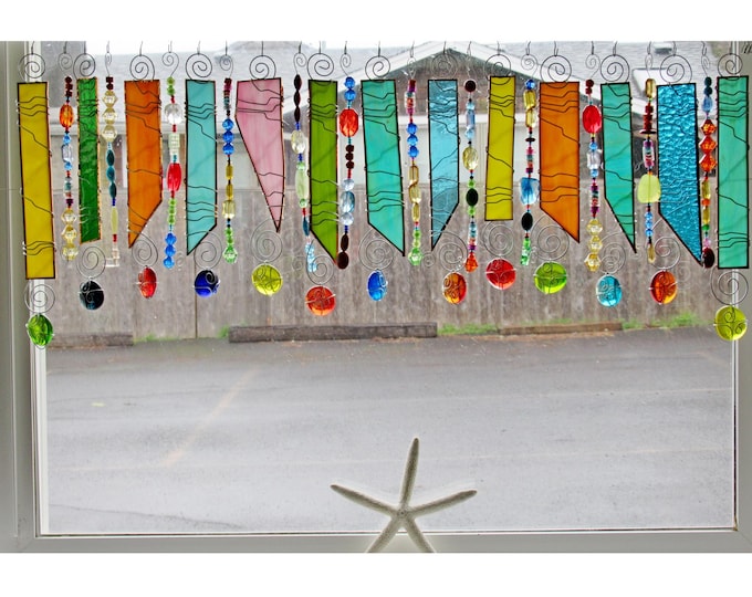 Spring Has Spring Window Spring Has Sprung NUMBER ONE Stained Glass Window Treatment Kitchen ...