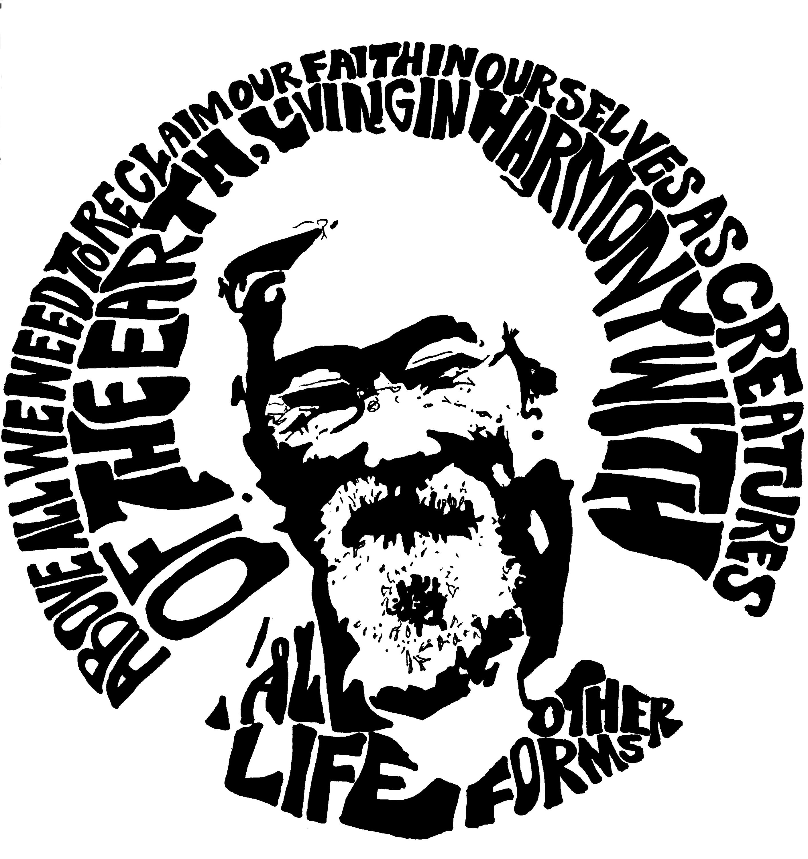 David Suzuki Poster Print | 10 x 14 | Hand Printed Silkscreen Screenprint Poster Wall Art