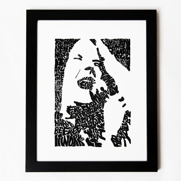 Janis Joplin Silkscreen Print | 10 x 14 | Hand Printed Silkscreen Screenprint Poster Wall Art