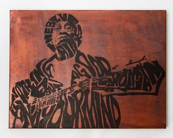 Mississippi John Hurt "Good Woman" Painting | 18 x 24 | Civil Disobedience Company