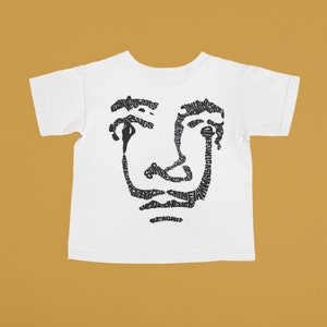 Bebê ou miúdos de Salvador Dali Camisetas de <br> Crie Seu Próprio Produto! Camiseta estampada à mão unissex para bebês e crianças