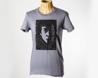 John Lennon T-shirt | HAnd Printed Silkscreen Screenprint Graphic Tee Quote