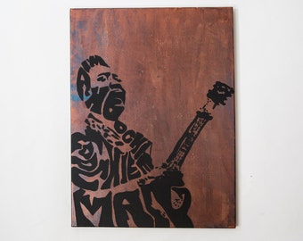 Muddy Waters "Hoochie Coochie Man" Painting | 18 x 24 | Civil Disobedience Company