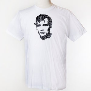Camiseta Jack Kerouac | Serigrafia impressa à mão, serigrafia, camiseta gráfica, citação