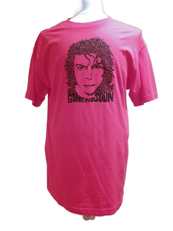 Michael Jackson T-shirt Hand Printed Silkscreen Screenprint 