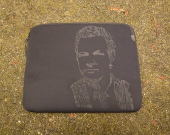 Julian Assange PVC Laptop Sleeve | Computer Bag Wikileaks storage