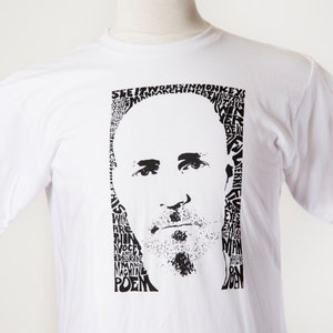 Gord Downie Tragically Hip T-shirt HAnd Printed Silkscreen Screenprint Graphic Tee Quote image 2