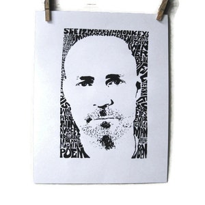 Gord Downie | Art Print | Hand Printed Silkscreen Screenprint Poster Wall Art