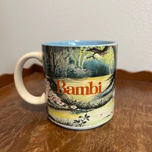 Vintage Disney Bambi Mug, Coffee Mug, Tea Cup, Made in Japan