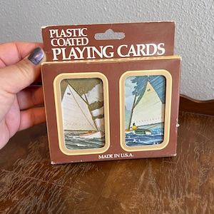 Vintage Set of Bridge Cards, Two Pack Playing Cards