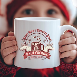 Hot Cocoa Mug, Hot Chocolate Mug, Christmas Gift, Funny Christmas Mug, Christmas Gift Idea, Hot Cocoa Christmas Mug, Mug for Hot Cocoa