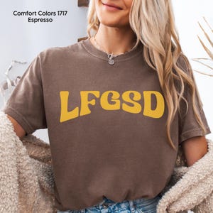 Comfort Colors San Diego Baseball Shirt, Garment-Dyed Team Spirit Tee