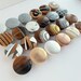 Drawer knob, Single Knob, Home Decor Knobs, wood drawer knobs, modern farmhouse, boho, cottagecore, neutral decor, choose your designs 