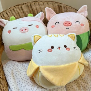 plush toys, cat toys, animal plushies, cat plush, animal pillows, birthday presents for children, animal plush, babies toys, gift, pig plush