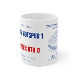 Caneca - Vencedores da final da Liga Europa do Tottenham Hotspur 2025 - Copo de café de cerâmica 11oz v2 (DD157)