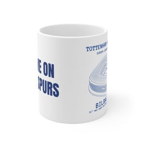 Caneca - Vencedores da final da Liga Europa do Tottenham Hotspur 2025, xícara de café de cerâmica, 11oz v1 (DD156)