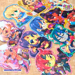 Fields of Mistria Chibi Stickers - 2.5" w/ Broken Glass Holo - By SageFelix - FAN MERCH image 2