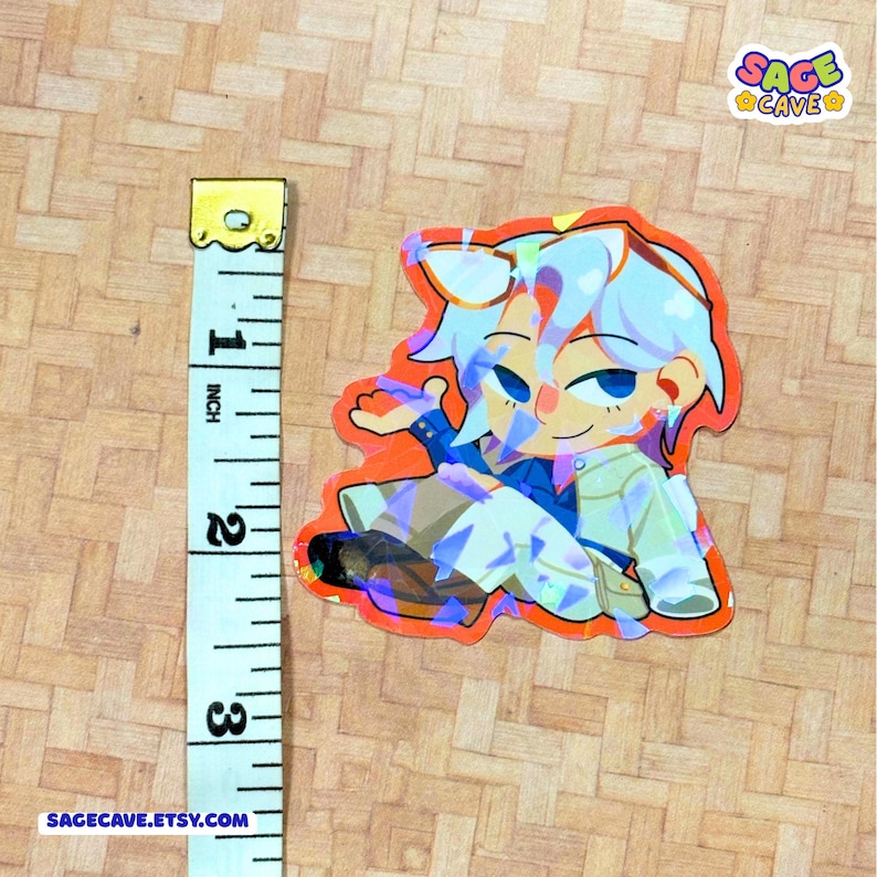 Fields of Mistria Chibi Stickers - 2.5" w/ Broken Glass Holo - By SageFelix - FAN MERCH image 6
