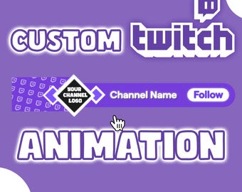 Animación personalizada para seguir en Twitch: Alerta de tercio inferior de transmisión, efectos de sonido