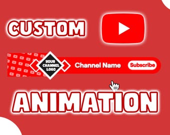 Animación personalizada para seguir en YouTube: Gráfico de movimiento de alerta de transmisión