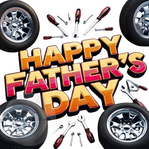 Fête des pères voiture sublimation PNG, téléchargement numérique jaune, Feliz Día del Padre 300 DPI Clipart Design