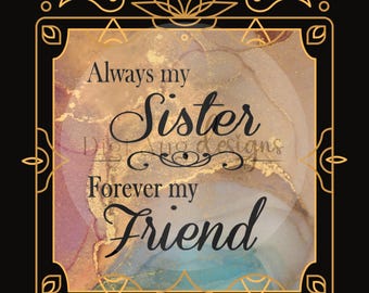 Sister Friend PNG: Clipart (Digital Download)